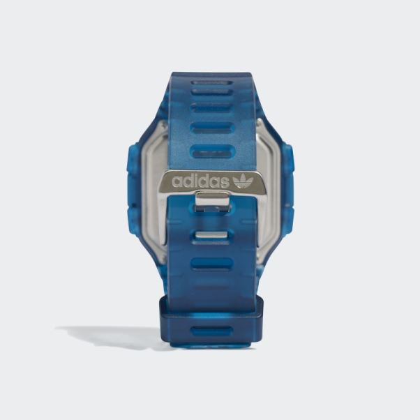 Montre Adidas Digital One Gmt R Bleu Minéral