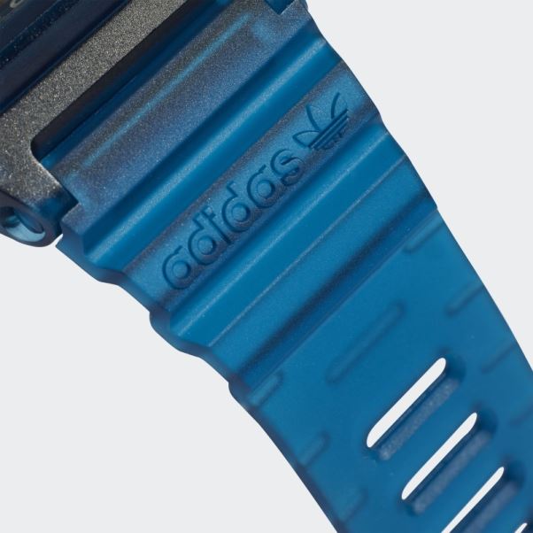Montre Adidas Digital One Gmt R Bleu Minéral