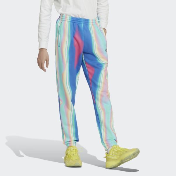 Pantalon De Survêtement Hyperreal Allover Imprimé Bleu Rush Adidas