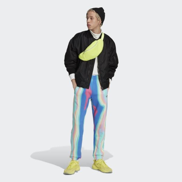 Pantalon De Survêtement Hyperreal Allover Imprimé Bleu Rush Adidas