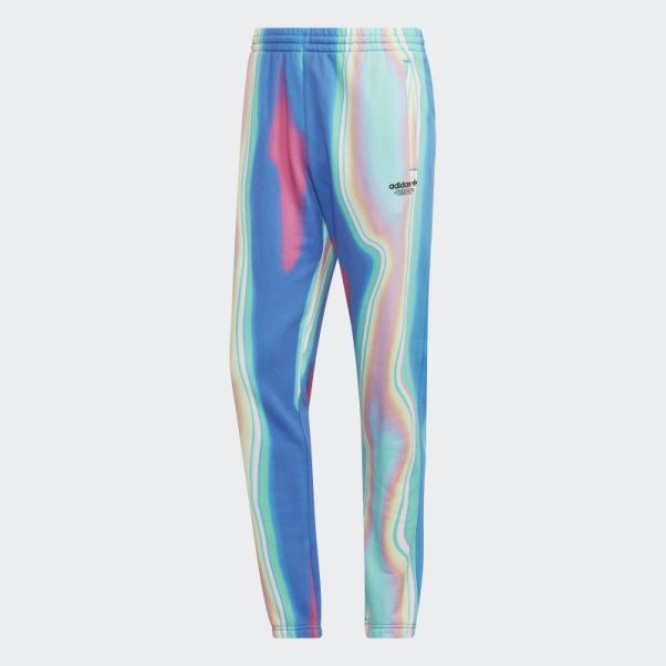 Pantalon De Survêtement Hyperreal Allover Imprimé Bleu Rush Adidas