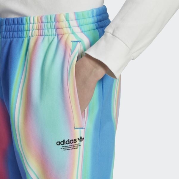 Pantalon De Survêtement Hyperreal Allover Imprimé Bleu Rush Adidas