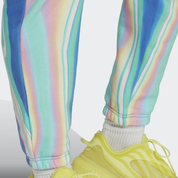 Pantalon De Survêtement Hyperreal Allover Imprimé Bleu Rush Adidas