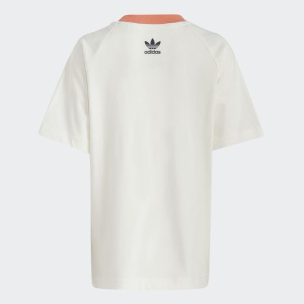 T-shirt Adidas Blanc à Imprimé Graphique