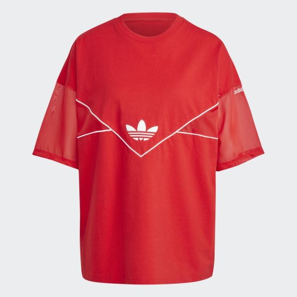 T-shirt Adidas Originals écarlate