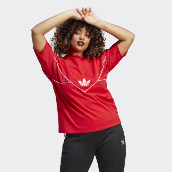 T-shirt Adidas Originals écarlate