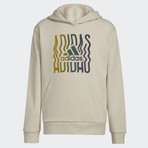 Sweat à Capuche Graphique En Molleton Game-on Adidas Aluminium