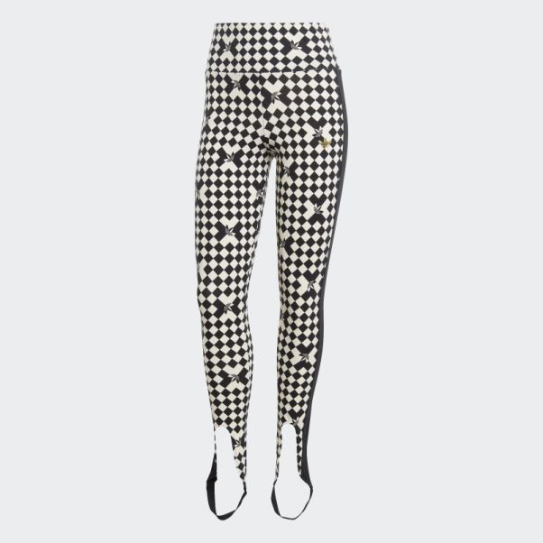 Collant Adidas Ski Chic Imprimé Allover Noir