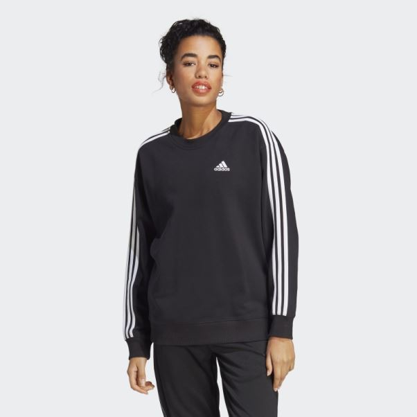 Sweat Essentiel 3 Bandes Noir Adidas