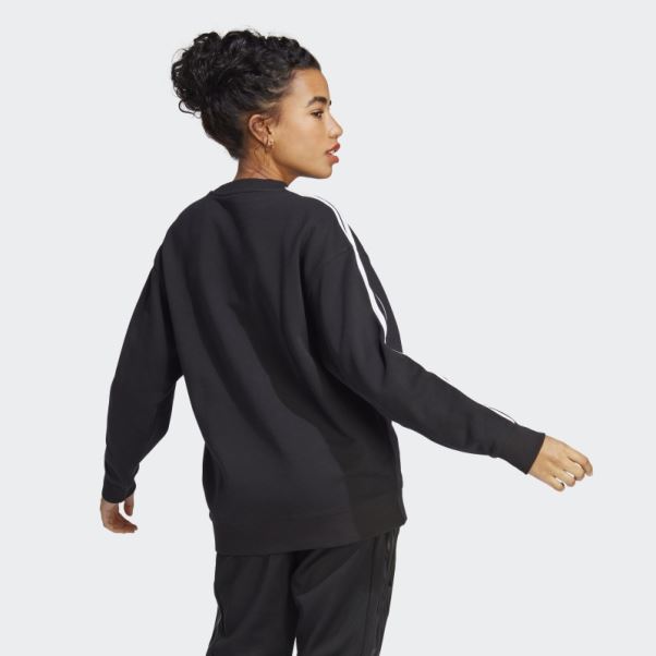 Sweat Essentiel 3 Bandes Adidas Noir