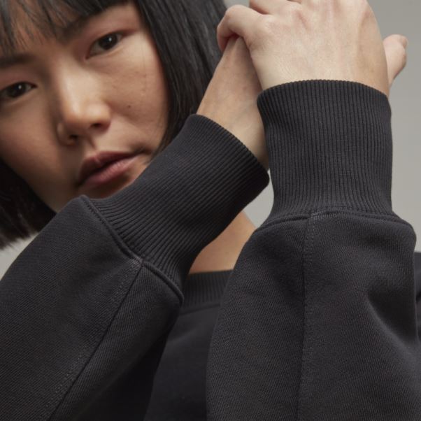 Y-3 Pull Ras Du Cou Carré En Coton Bio Adidas Stylé