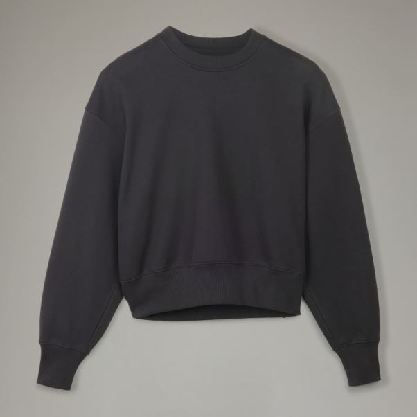 Adidas Y-3 Sweat-shirt à Coupe Carrée En Coton Bio éponge