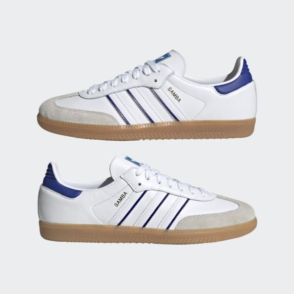 Chaussures De Samba Adidas Blanches
