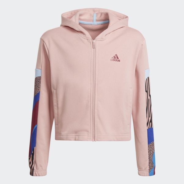Adidas Survêtement En Coton Imprimé Wildshape Mauve