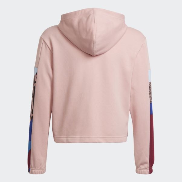 Adidas Survêtement En Coton Imprimé Wildshape Mauve