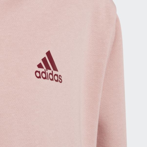 Adidas Survêtement En Coton Imprimé Wildshape Mauve