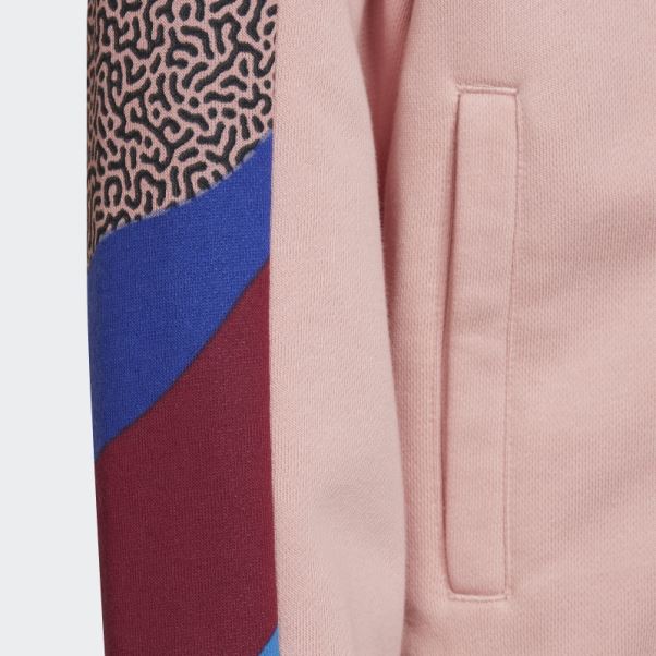 Adidas Survêtement En Coton Imprimé Wildshape Mauve