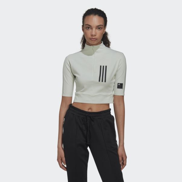 T-shirt Slim Fit Adidas Mission Victoire Vert