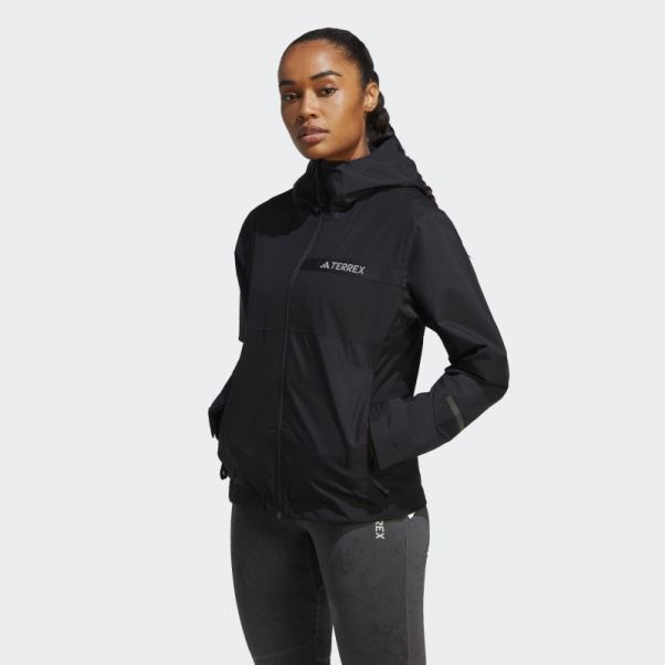 Terrex Multi Rain.rdy Veste De Pluie 2 Couches 2 Adidas Noir