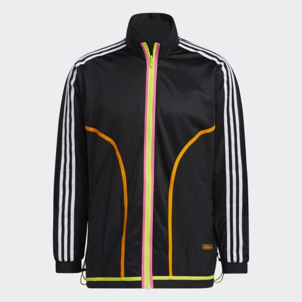 Veste De Survêtement Inversée Noire Adidas