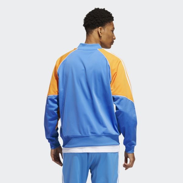 Veste De Survêtement Adidas Or Tricot Sst