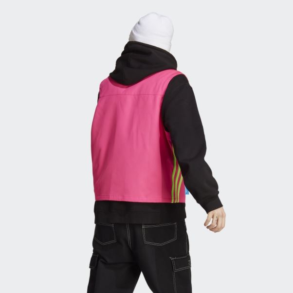 Adidas Kidcore Utility Vest Shock Rose Chaud