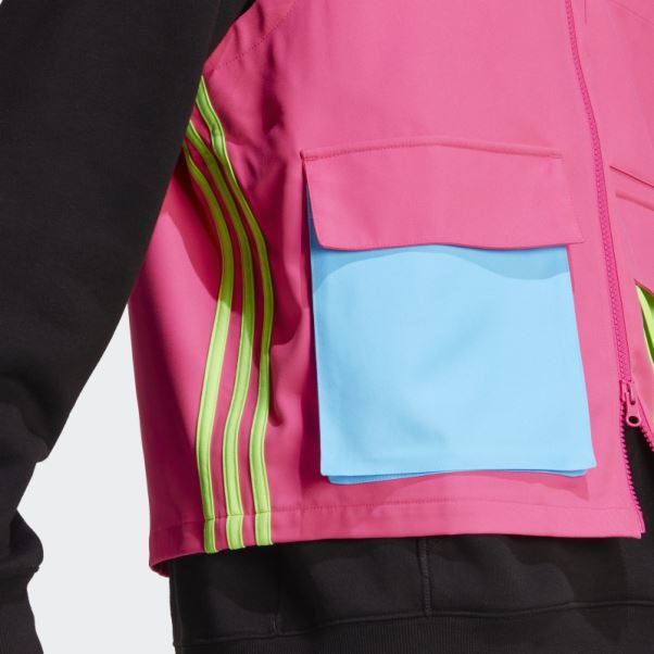 Adidas Kidcore Utility Vest Shock Rose Chaud