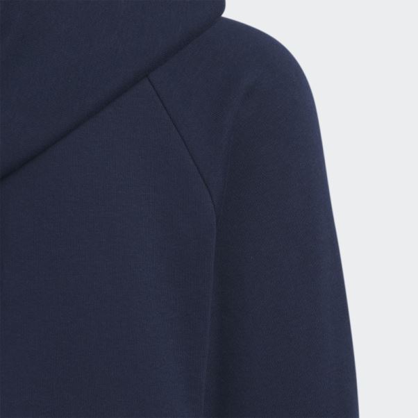 Sweat à Capuche Adidas Bleu Marine Color Block
