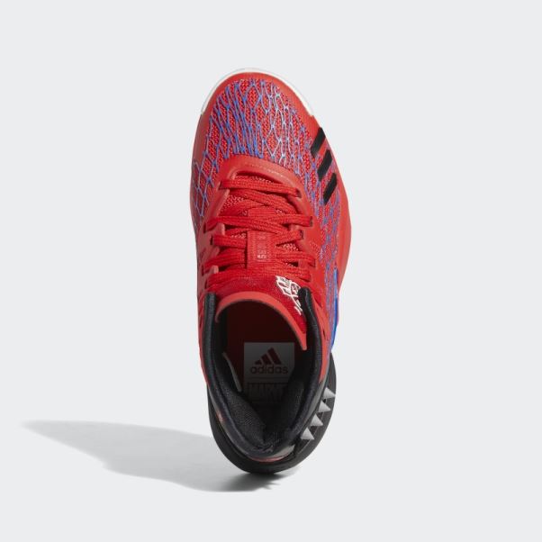 Bleu Super D.o.n. Numéro 4 Chaussures De Basket Adidas