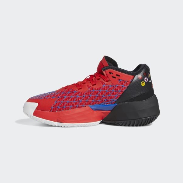 Bleu Super D.o.n. Numéro 4 Chaussures De Basket Adidas