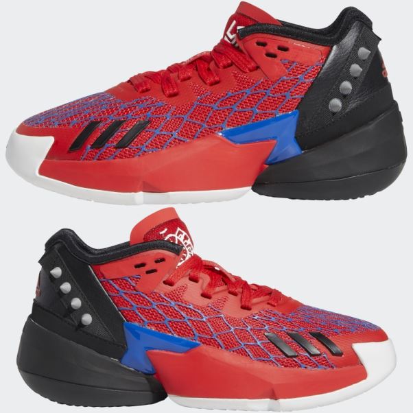 Bleu Super D.o.n. Numéro 4 Chaussures De Basket Adidas