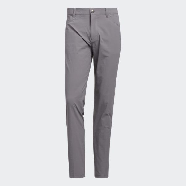 Adidas Pantalon Cinq Poches Gris Go-to