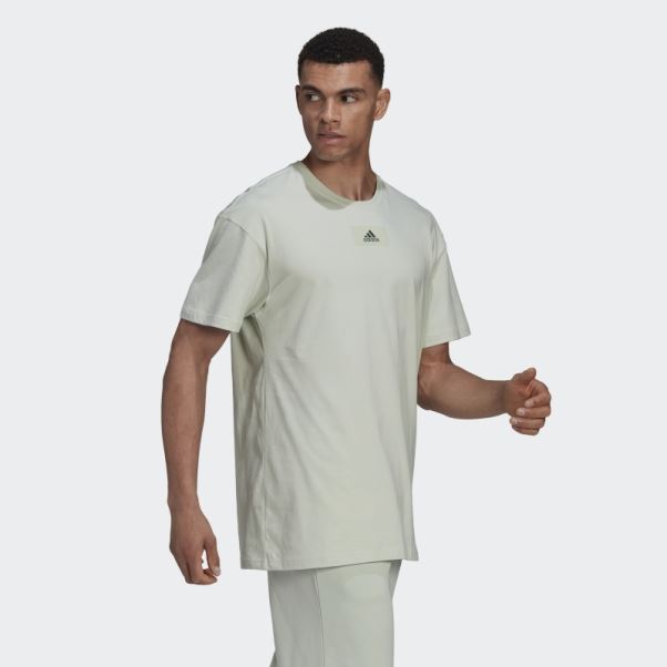 Adidas Essentials Feelvivid T-shirt à épaules Tombantes Vert