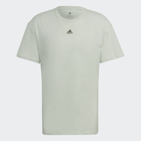 Adidas Essentials Feelvivid T-shirt à épaules Tombantes Vert