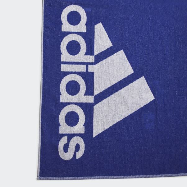 Serviette Adidas Mode Bleu Grand