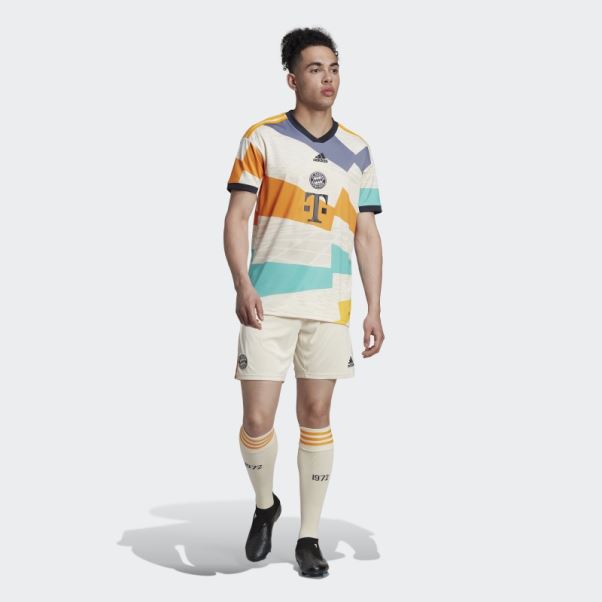 Maillot Fc Bayern 22/23 Quatrième Blanc Adidas élégant