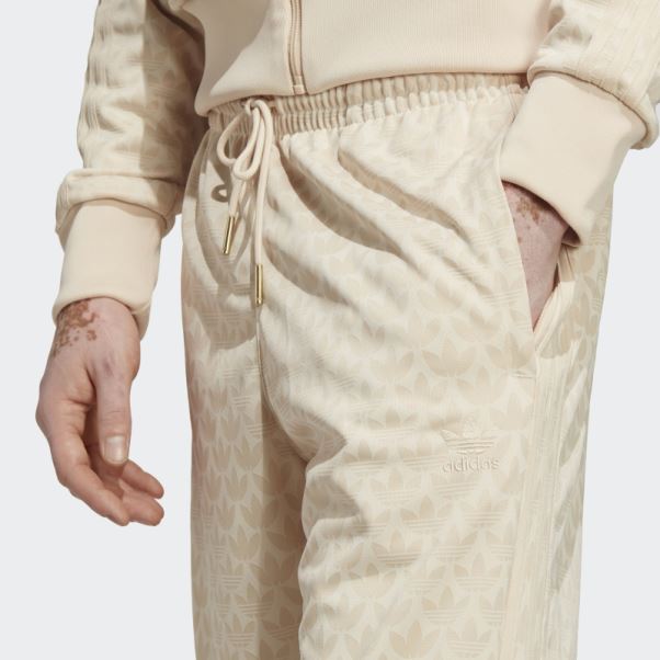 Pantalon De Jogging Graphique Monogramme Adidas Sable