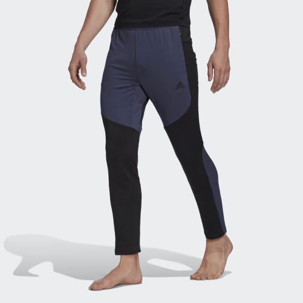 Pantalon De Jogging Aeroready Yoga 7/8 Bleu Marine Adidas