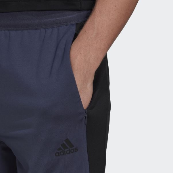 Pantalon De Jogging Aeroready Yoga 7/8 Bleu Marine Adidas