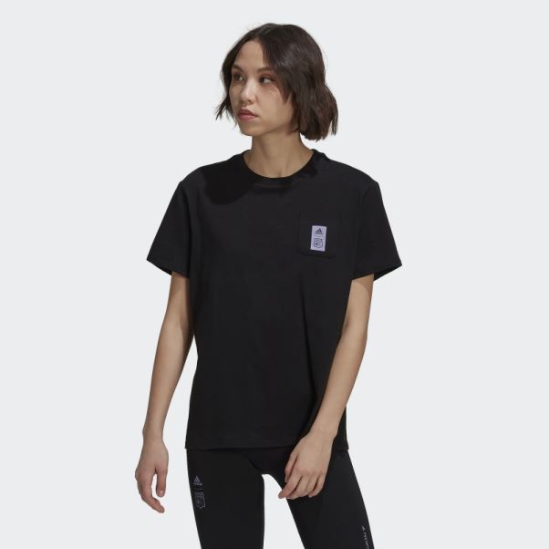 T-shirt Adidas Olympique Lyonnais Noir