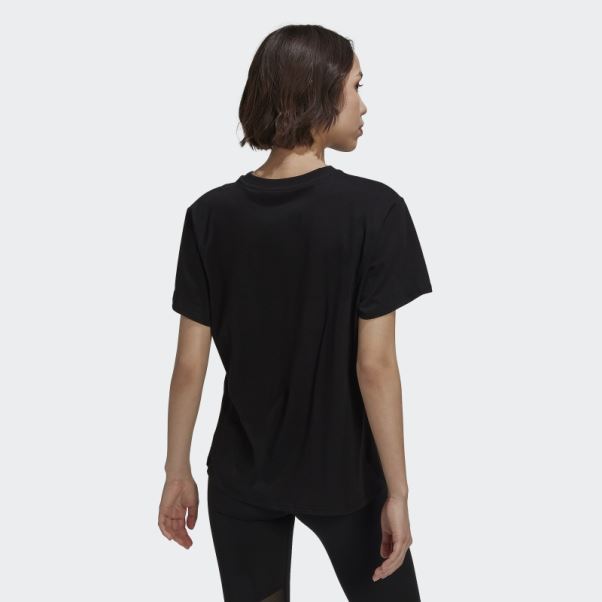 T-shirt Adidas Olympique Lyonnais Noir