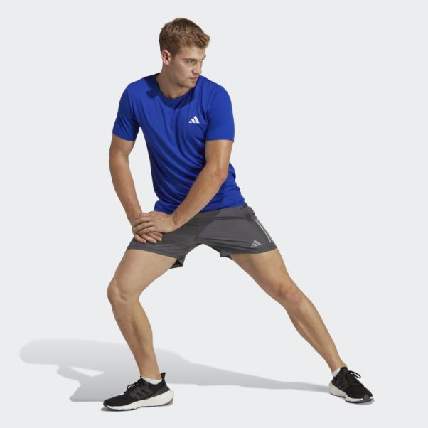 Tee Shirt Adizero Bleu Adidas