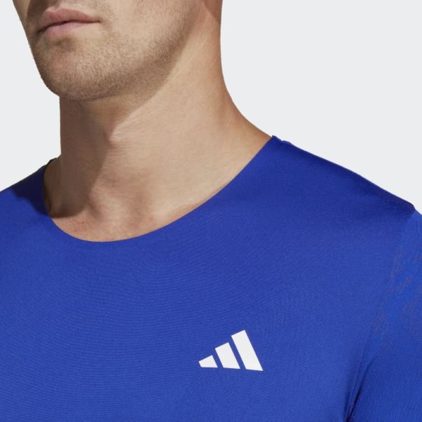 Tee Shirt Adizero Bleu Adidas