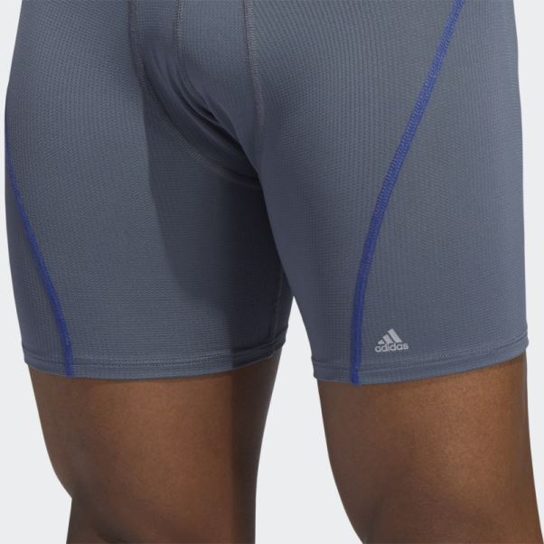 Boxer Performance Mesh 3 Paires Adidas Gris Moyen