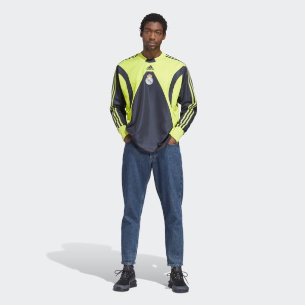 Maillot De Gardien De But Iconique Du Real Madrid Adidas Bleu Nuit