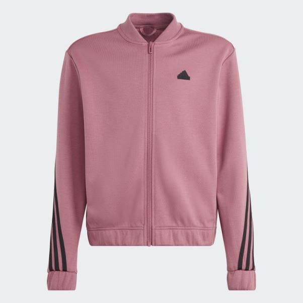 Survêtement Adidas Future Icon Rose à 3 Bandes