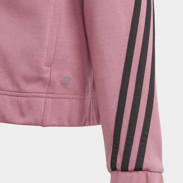Survêtement Adidas Future Icon Rose à 3 Bandes