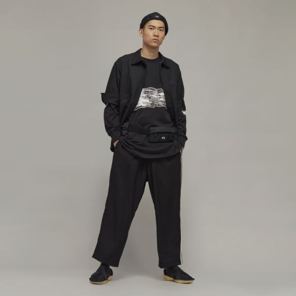 Adidas Y-3 T-shirt à Manches Longues Avec Logo Graphique Mode