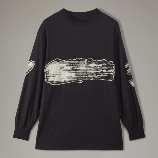 Adidas Y-3 T-shirt à Manches Longues Avec Logo Graphique Mode