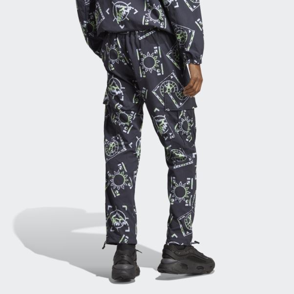 Pantalon Cargo Adidas Aventure Allover Print (genre Neutre) Mode Multicolore